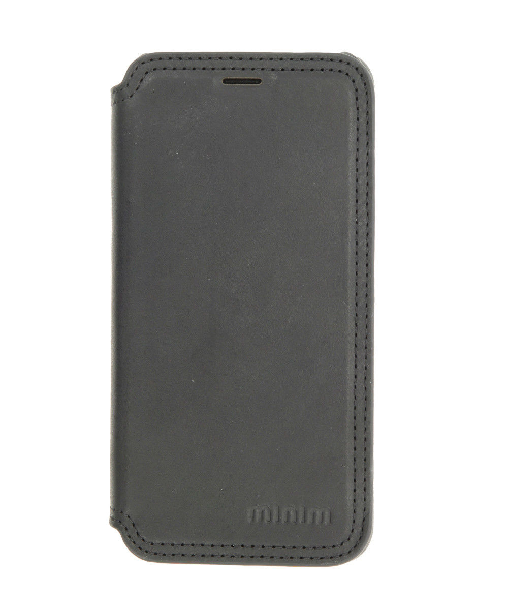 Minim Samsung Galaxy A54 Hoesje Wallet Book Case Echt Leer Zwart afbeelding 6