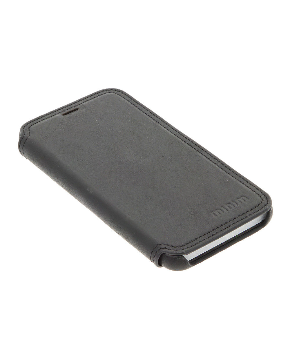 Minim Samsung Galaxy A54 Hoesje Wallet Book Case Echt Leer Zwart afbeelding 8