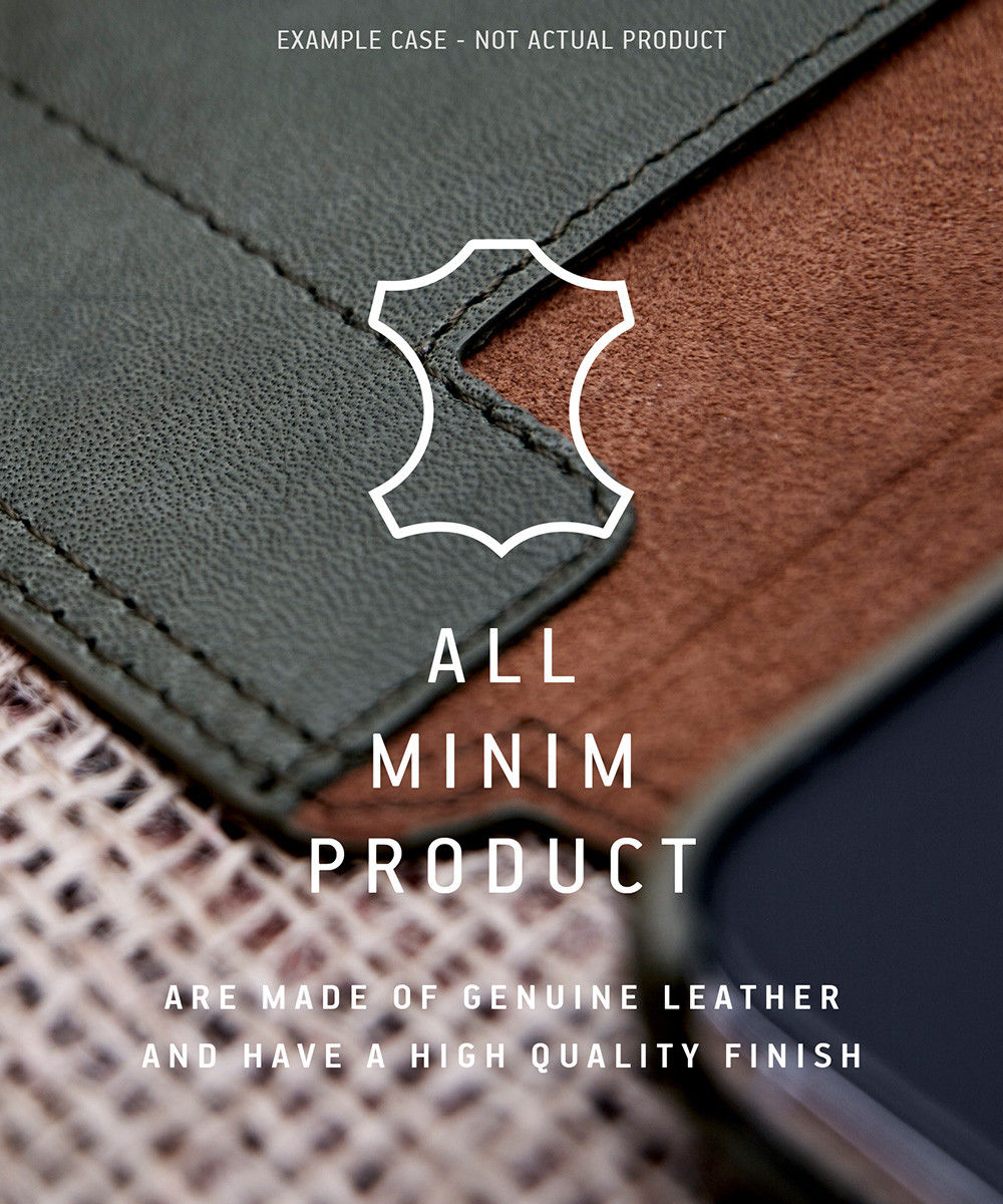 Minim Samsung Galaxy A54 Hoesje Wallet Book Case Echt Leer Zwart afbeelding 11