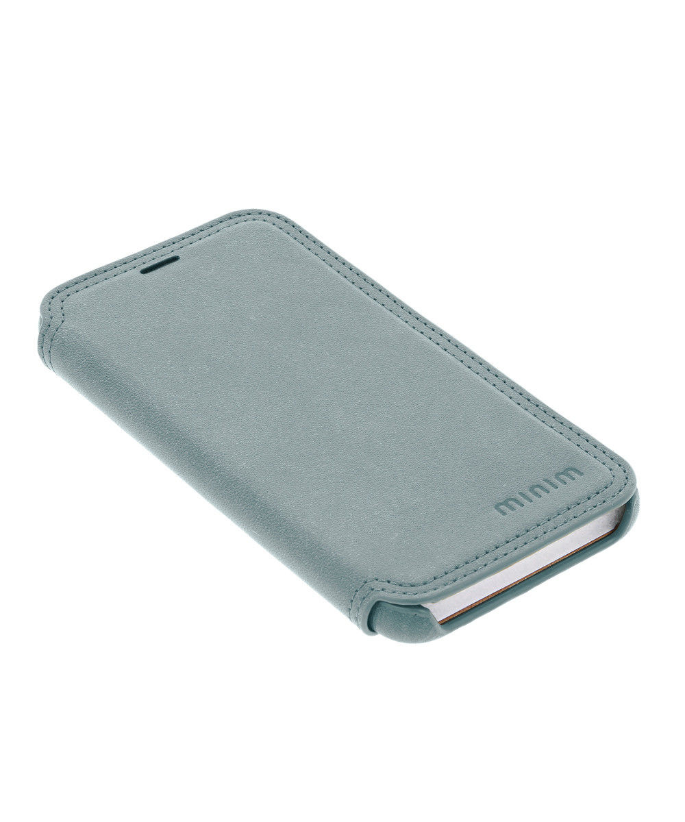 Minim Samsung Galaxy A54 Hoesje Wallet Book Case Echt Leer Blauw afbeelding 7
