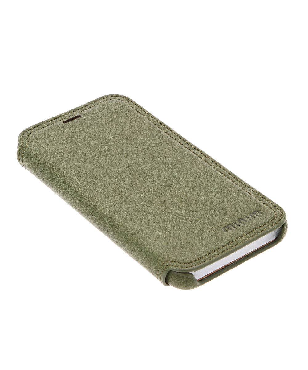 Minim Samsung Galaxy A54 Hoesje Wallet Book Case Echt Leer Groen afbeelding 7