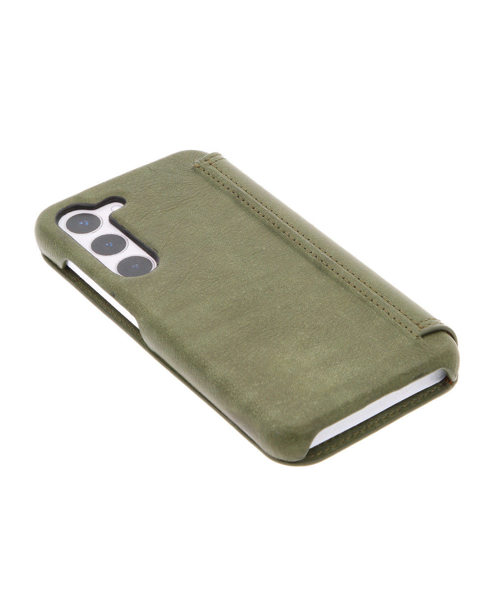 Minim Samsung Galaxy A54 Hoesje Wallet Book Case Echt Leer Groen afbeelding 8
