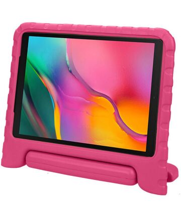 Samsung Galaxy Tab A 10.1 (2019) Kinder Tablethoes met Handvat Roze Hoesjes