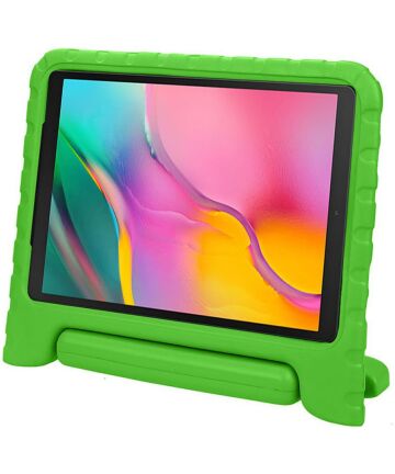 Samsung Galaxy Tab A 10.1 (2019) Kinder Tablethoes met Handvat Groen Hoesjes