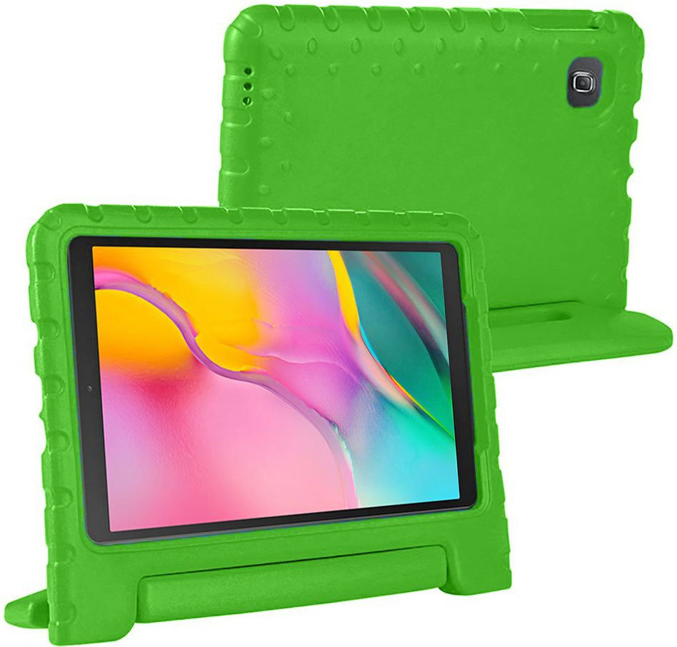 Samsung Galaxy Tab A 10.1 (2019) Kinder Tablethoes met Handvat Groen afbeelding 4