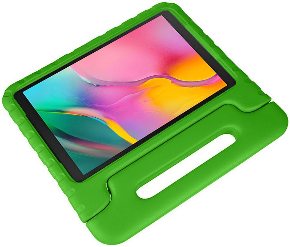 Samsung Galaxy Tab A 10.1 (2019) Kinder Tablethoes met Handvat Groen afbeelding 6