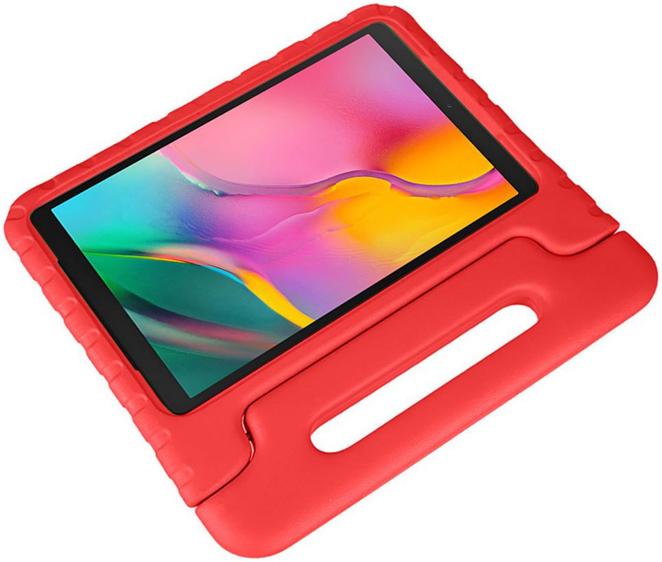 Samsung Galaxy Tab A 10.1 (2016) Kinder Tablethoes met Handvat Rood afbeelding 5