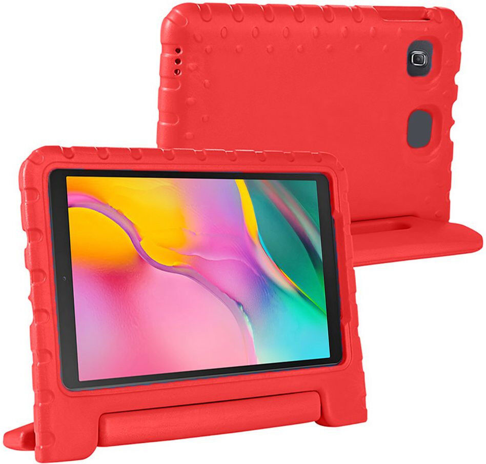 Samsung Galaxy Tab A 10.1 (2016) Kinder Tablethoes met Handvat Rood afbeelding 1