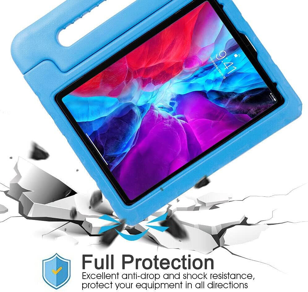 iPad Pro 12.9 2018/2020/2021/2022 Kinder Tablethoes met Handvat Blauw afbeelding 4