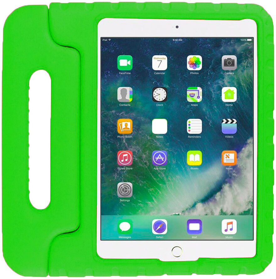 iPad 9.7 2017/2018/Air/Air 2 Kinder Tablethoes met Handvat Groen afbeelding 1