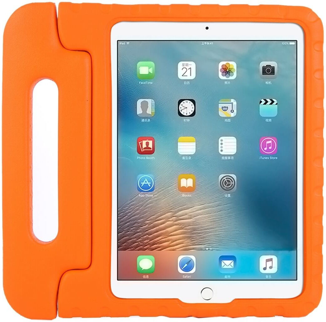 iPad 9.7 2017/2018/Air/Air 2 Kinder Tablethoes met Handvat Oranje afbeelding 1