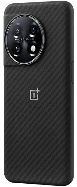 Origineel OnePlus 11 Hoesje Aramid Fiber Carbon Bumper Case Zwart afbeelding 2