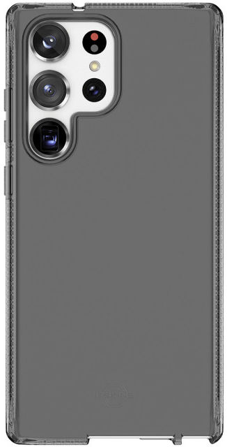 ITSKINS Spectrum R Clear Samsung Galaxy S23 Ultra Hoesje Zwart afbeelding 1