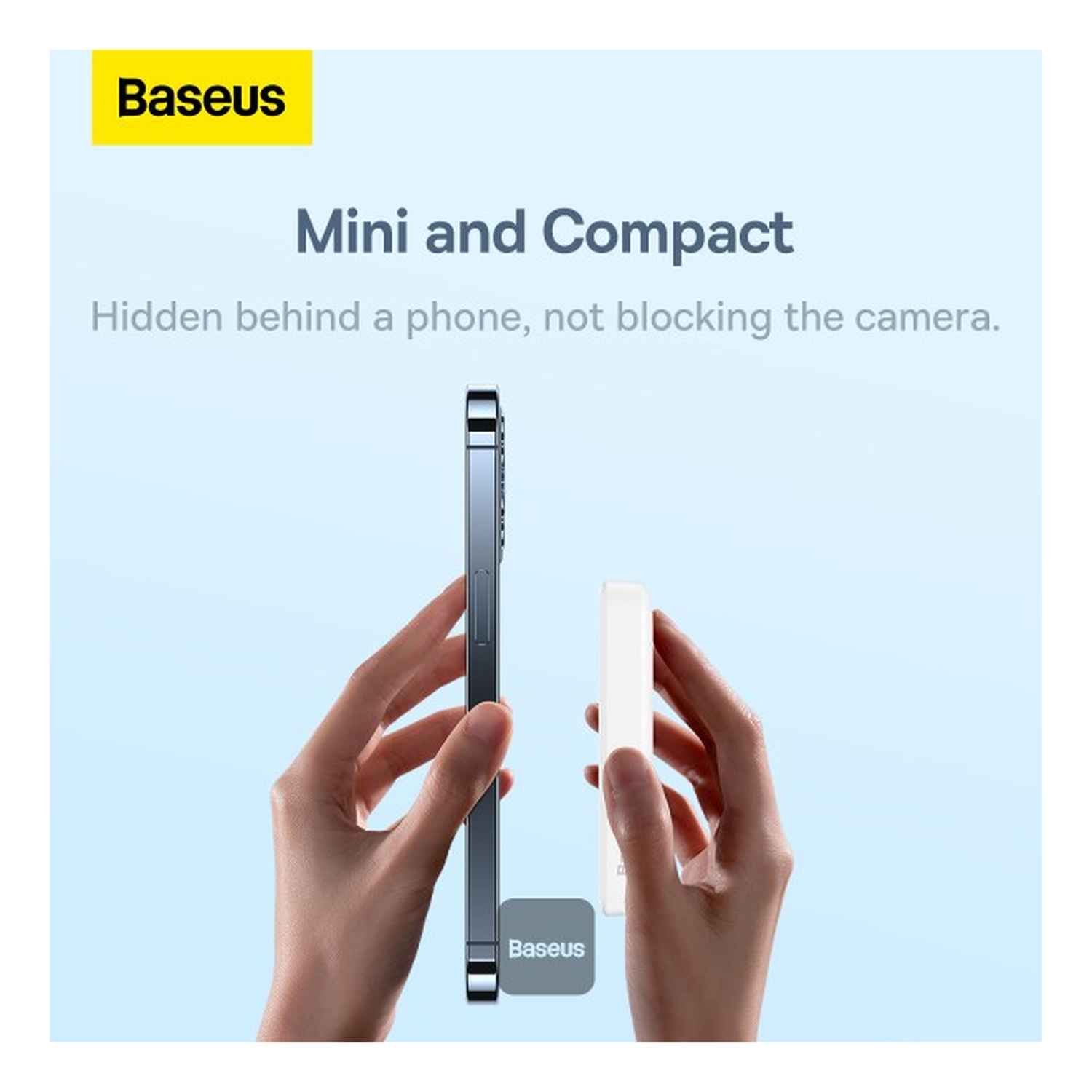 Baseus Megattach 10.000 mAh Powerbank Compact Met MagSafe Wit 20W afbeelding 3