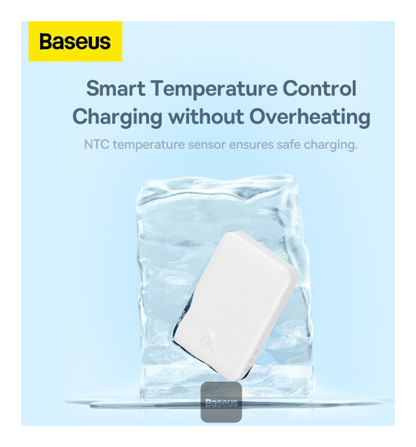 Baseus Megattach 10.000 mAh Powerbank Compact Met MagSafe Wit 20W afbeelding 6