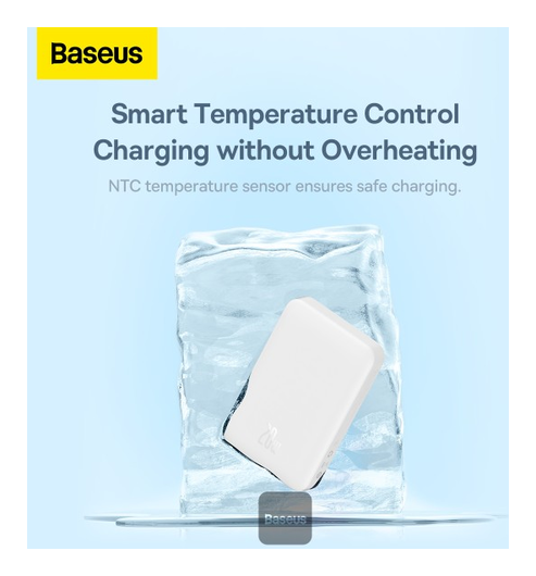 Baseus Megattach 10.000 mAh Powerbank Compact Met MagSafe Wit 20W afbeelding 6