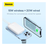 Baseus Megattach 10.000 mAh Powerbank Compact Met MagSafe Wit 20W afbeelding 7