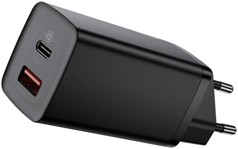 Baseus GaN2 Snellader 65W met Power Delivery en Quick Charge Zwart afbeelding 1