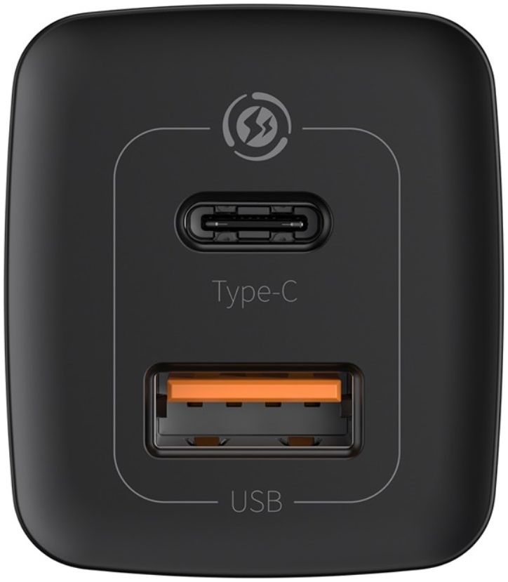 Baseus GaN2 Snellader 65W met Power Delivery en Quick Charge Zwart afbeelding 2
