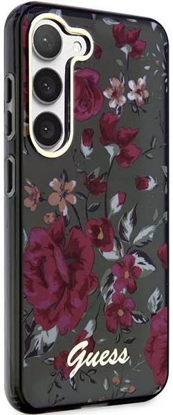 Guess Samsung Galaxy S23 Hoesje Flower Collection Back Cover Khaki afbeelding 4