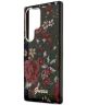 Guess Samsung Galaxy S23 Ultra Hoesje Flower Back Cover Khaki
