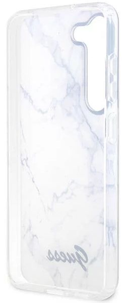 Guess Samsung Galaxy S23 Hoesje Back Cover Marmer Wit afbeelding 6