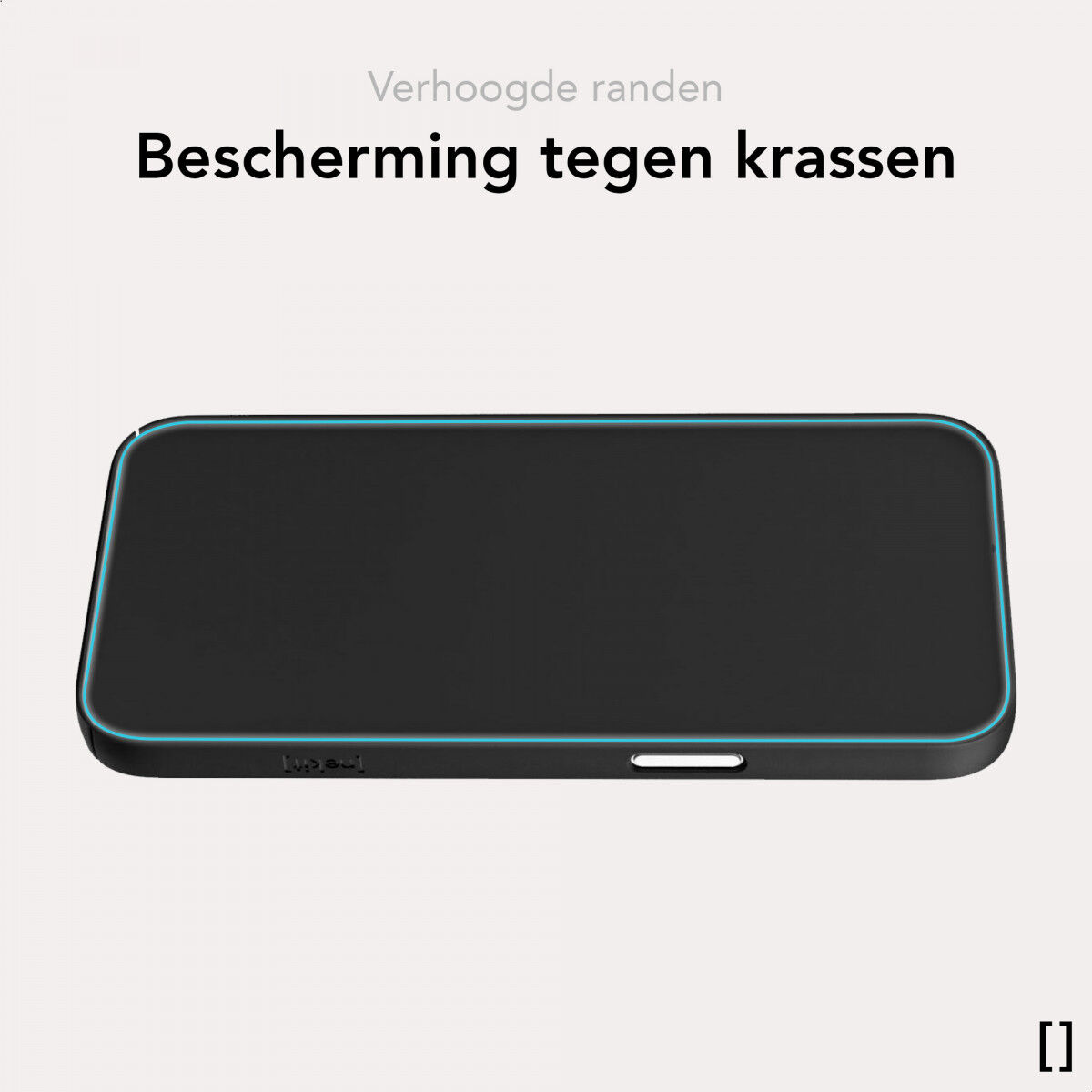 NEKIT Apple iPhone 13 Hoesje met MagSafe Back Cover Dun Zwart afbeelding 8