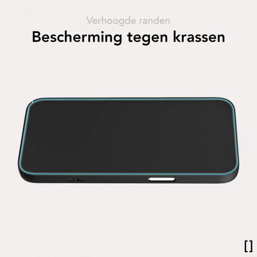 NEKIT Apple iPhone 13 Hoesje met MagSafe Back Cover Dun Zwart afbeelding 8