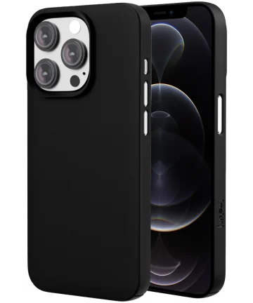 Nekit Apple iPhone 12 / 12 Pro Hoesje met MagSafe Back Cover Dun Zwart Hoesjes