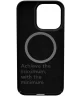 Nekit Apple iPhone 12 / 12 Pro Hoesje met MagSafe Back Cover Dun Zwart