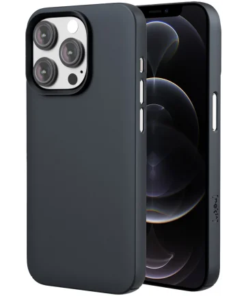 Nekit Apple iPhone 12 / 12 Pro Hoesje met MagSafe Back Cover Dun Blauw Hoesjes
