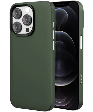Nekit Apple iPhone 12 / 12 Pro Hoesje met MagSafe Back Cover Dun Groen Hoesjes
