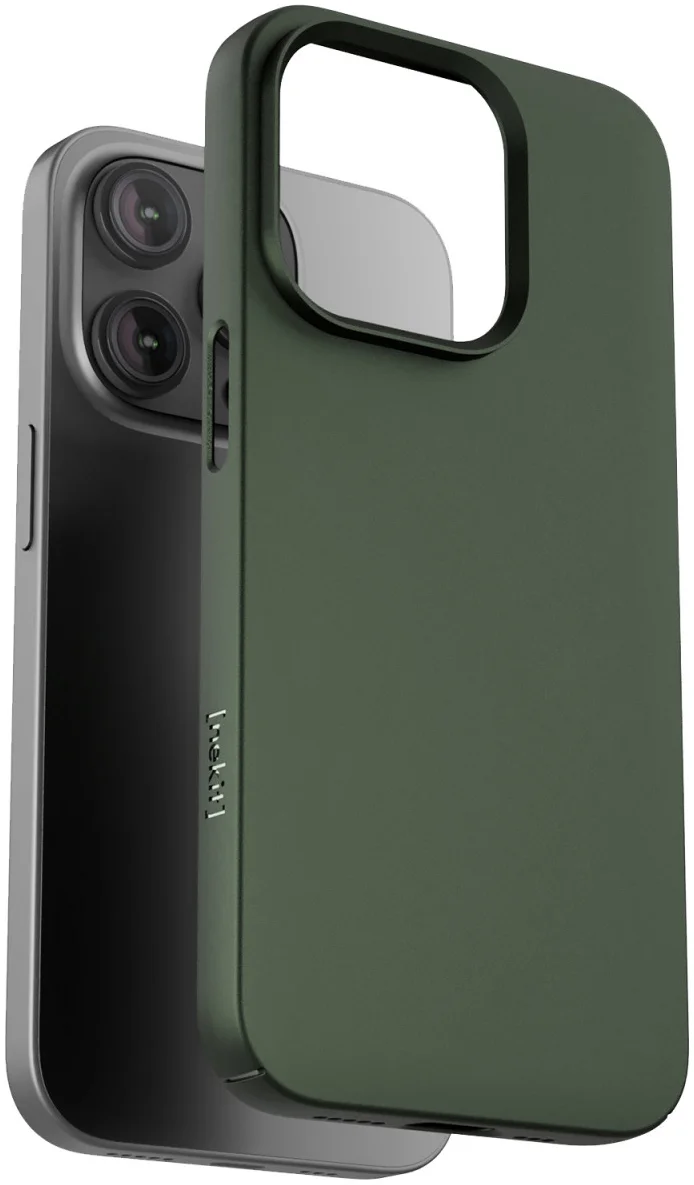 NEKIT Apple iPhone 12 / 12 Pro Hoesje met MagSafe Back Cover Dun Groen afbeelding 2