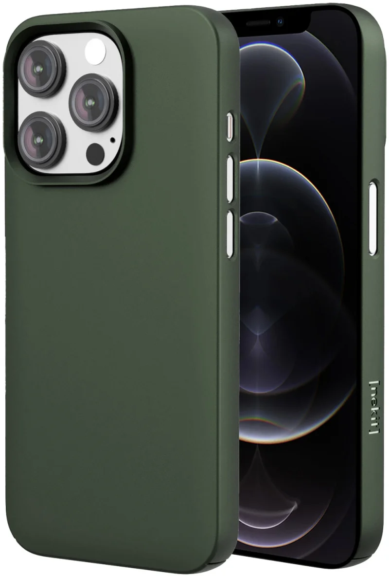 NEKIT Apple iPhone 12 / 12 Pro Hoesje met MagSafe Back Cover Dun Groen afbeelding 1
