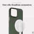 NEKIT Apple iPhone 12 / 12 Pro Hoesje met MagSafe Back Cover Dun Groen afbeelding 4