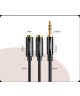 UGREEN 3.5mm Jack Stereo Audio Duo Splitter Kabel 20CM Zwart