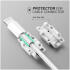 UGREEN Charging Cable Protector - Oplaad Kabel Beschermer Wit (6-Pack) afbeelding 3