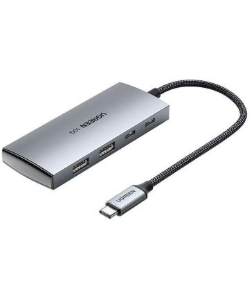 UGREEN Hub USB-C naar USB-A/USB-C 3.2 Adapter 10Gbps Grijs Kabels