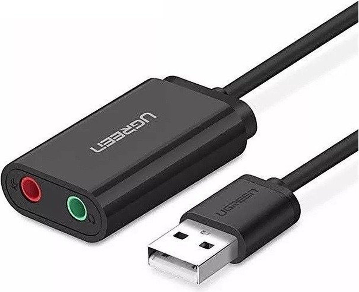 UGREEN Externe USB Geluidskaart voor 3.5 mm Jack Zwart afbeelding 10