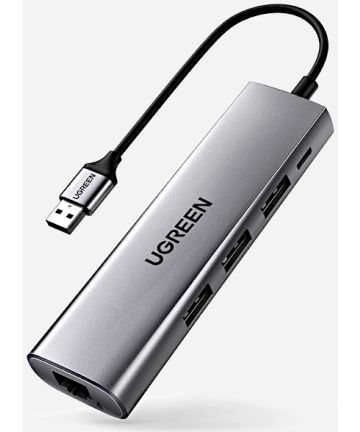 UGREEN USB 3.0 Gigabit LAN Adapter 4-in-1 voor Macbook / Windows Kabels