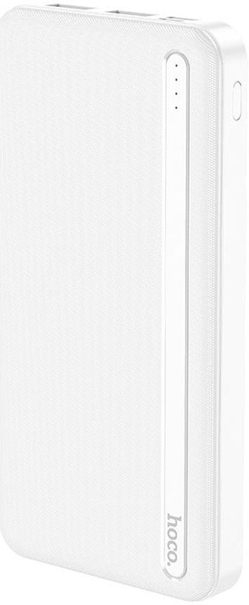 Hoco J91 Compacte USB Powerbank Ultra Dun 10.000mAh 2.1A Wit afbeelding 2