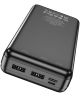Hoco J91A Dubbele USB Powerbank 20.000mAh 2.1A Zwart