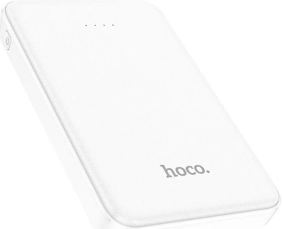 Hoco J93 Compacte USB Powerbank 10000mAh 2.1A Wit afbeelding 1