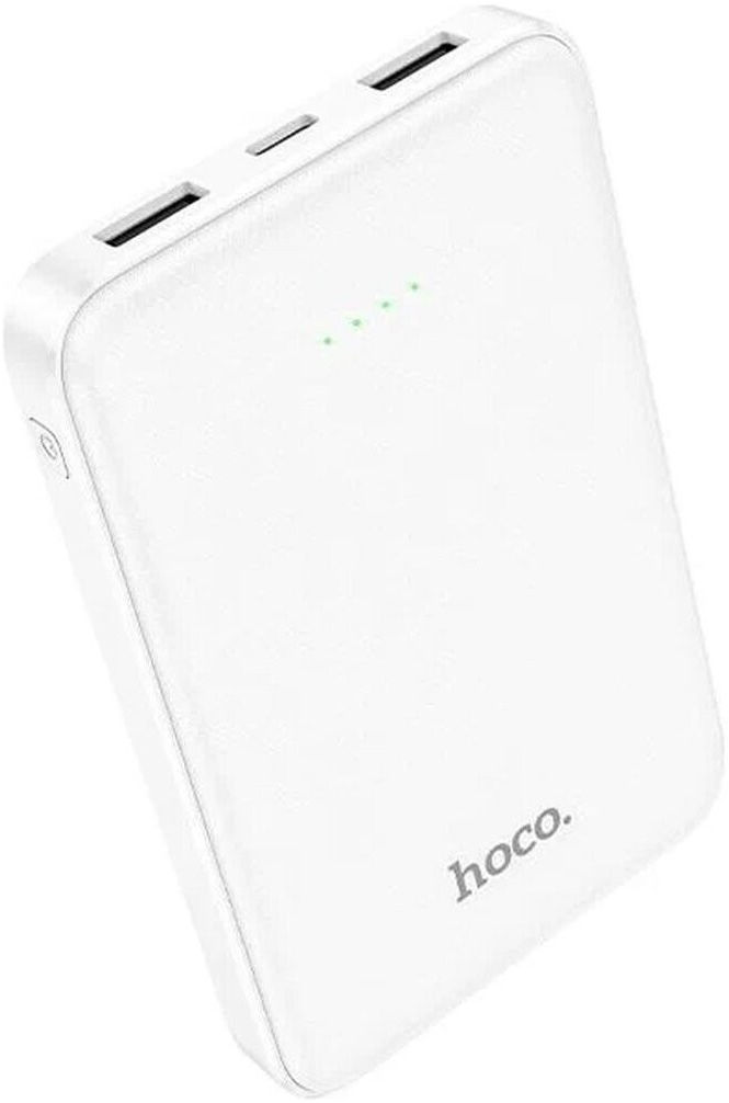 Hoco J93 Compacte USB Powerbank 10000mAh 2.1A Wit afbeelding 2