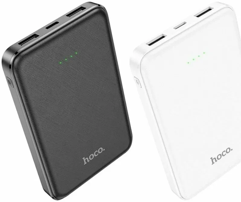 Hoco J93 Compacte USB Powerbank 10000mAh 2.1A Wit afbeelding 5
