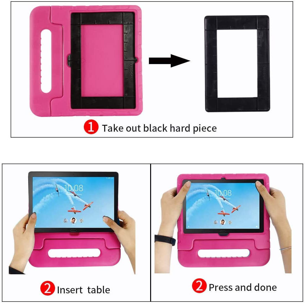 Lenovo Tab M10 Gen 3 (10.1) Kinder Tablethoes met Handvat Zwart afbeelding 6