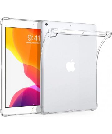 Apple iPad Mini 4 / 5 Hoes Schokbestendige TPU Back Cover Transparant Hoesjes