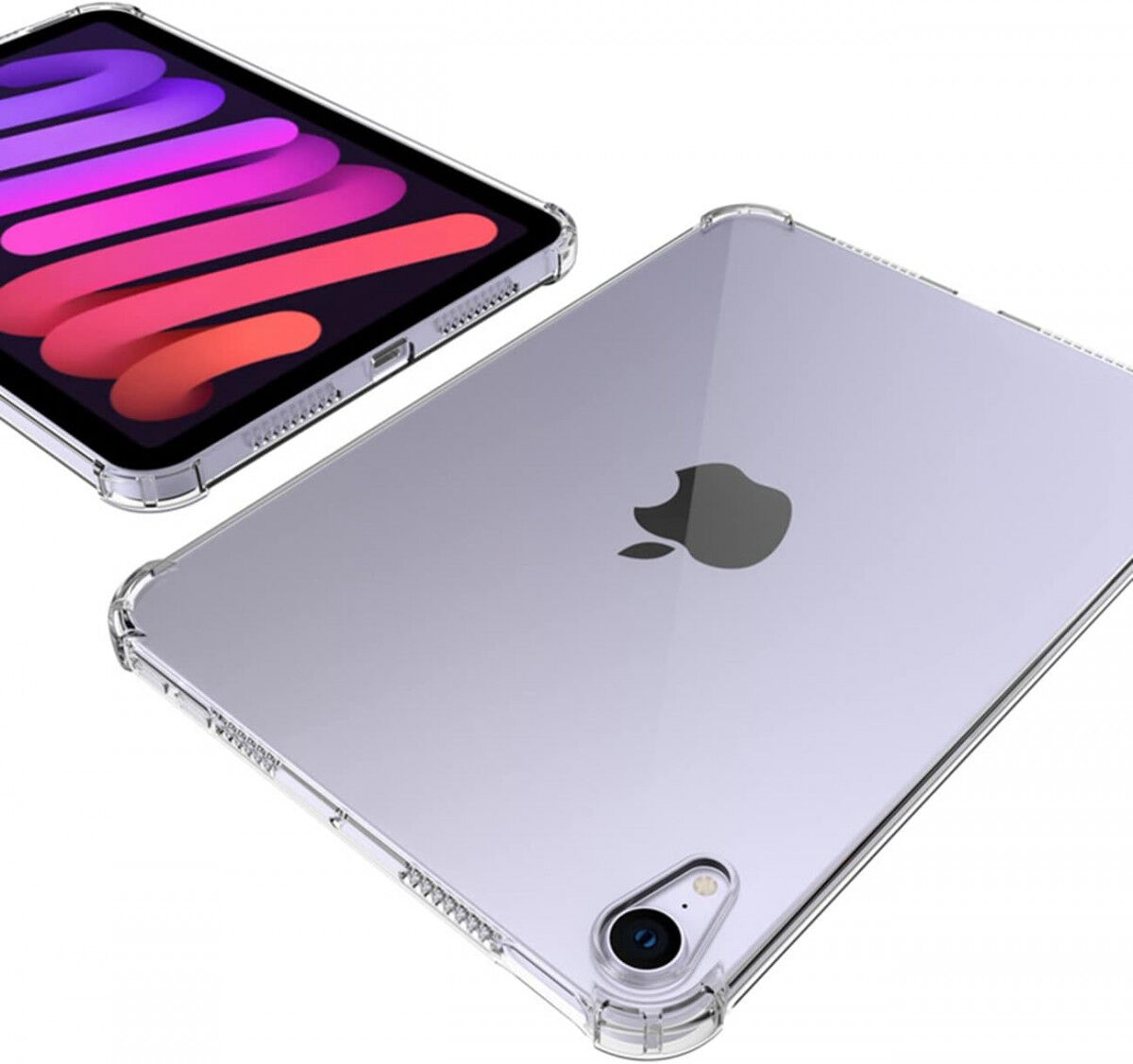 Apple iPad Mini 7 / 6 Hoes Schokbestendige TPU Back Cover Transparant afbeelding 4