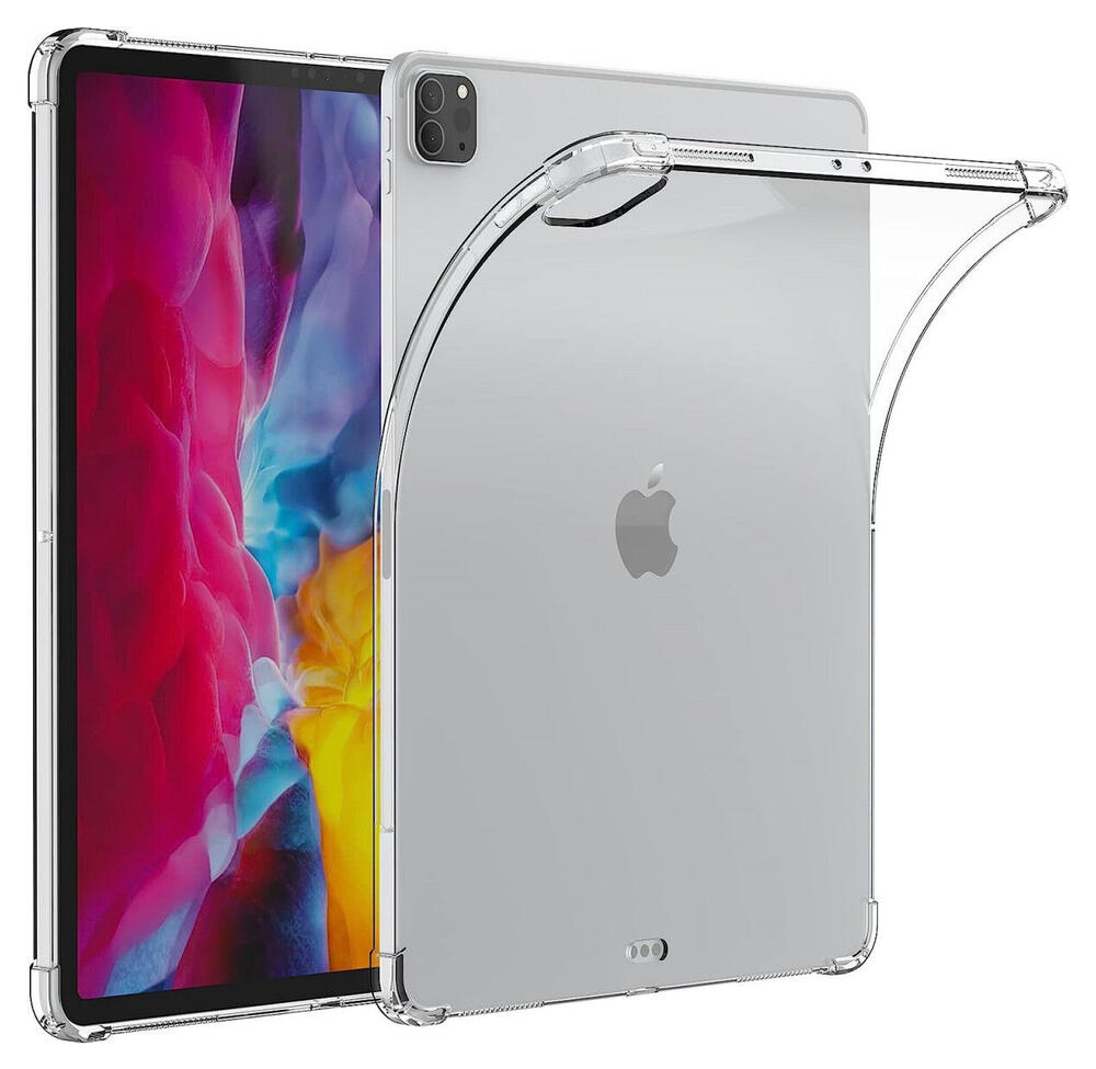 Apple iPad 10.2 (2019/2020/2021) Hoes Schokbestendig TPU Transparant afbeelding 2