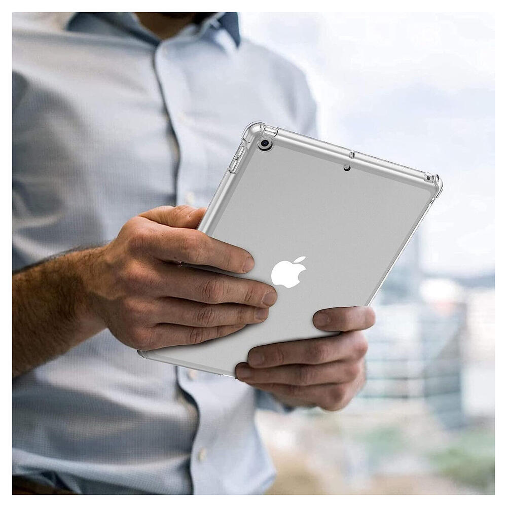 Apple iPad 10.2 (2019/2020/2021) Hoes Schokbestendig TPU Transparant afbeelding 5